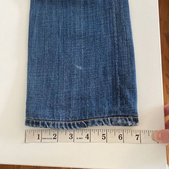 Citizens of Humanity Vintage Y2K Low Rise Mid Blue Tapered Jeans Size 25 - Picture 14 of 16
